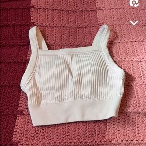 aerie light pink crop top!